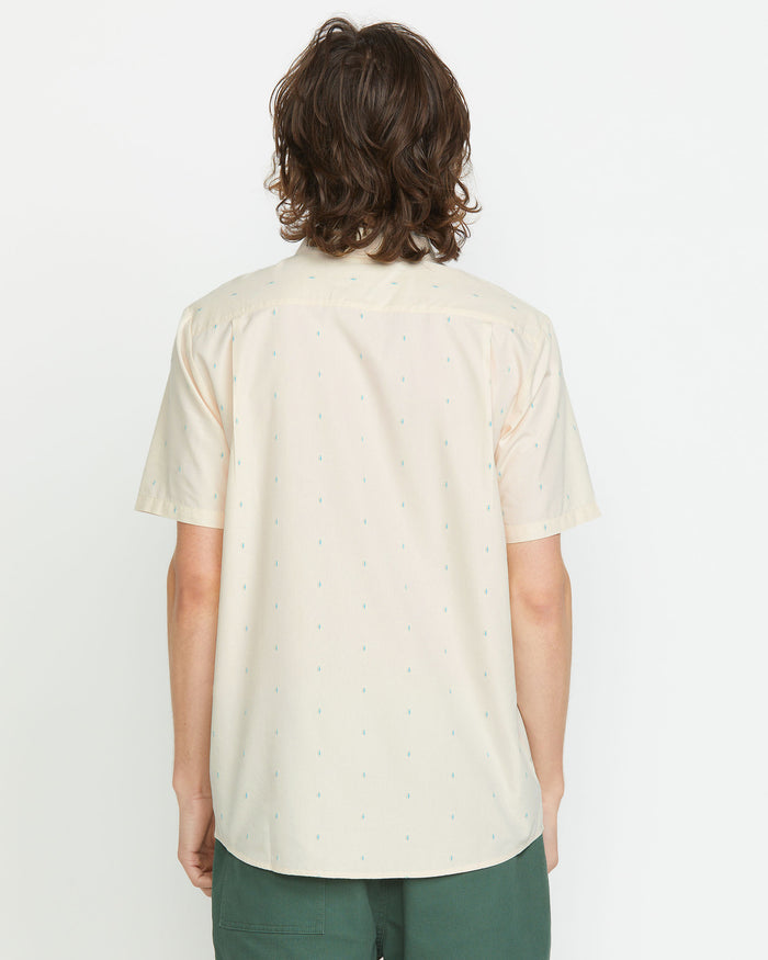 Men's Bankstone Short Sleeve-Off White-Volcom