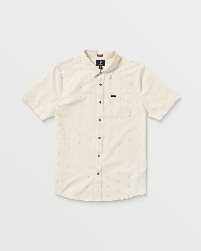 Men's Bankstone Short Sleeve-Off White-Volcom