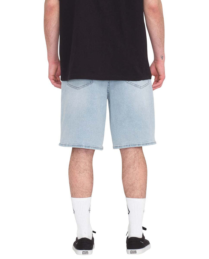 Men's Billow Denim Shorts-Desert Dirt Indigo-Volcom