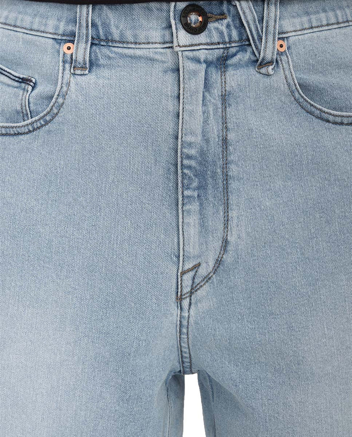 Men's Billow Denim Shorts-Desert Dirt Indigo-Volcom