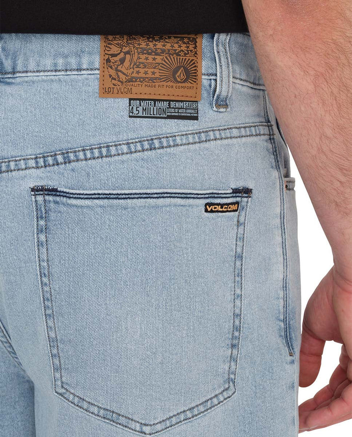 Men's Billow Denim Shorts-Desert Dirt Indigo-Volcom