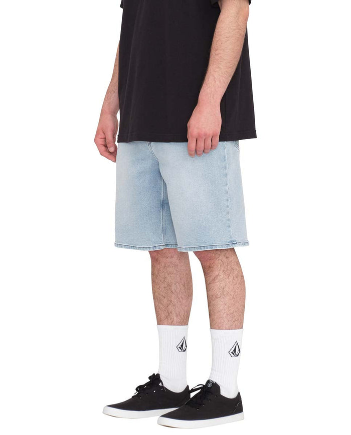 Men's Billow Denim Shorts-Desert Dirt Indigo-Volcom