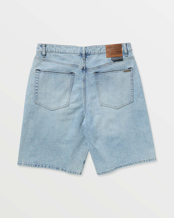 Men's Billow Denim Shorts-Dry Vintage-Volcom