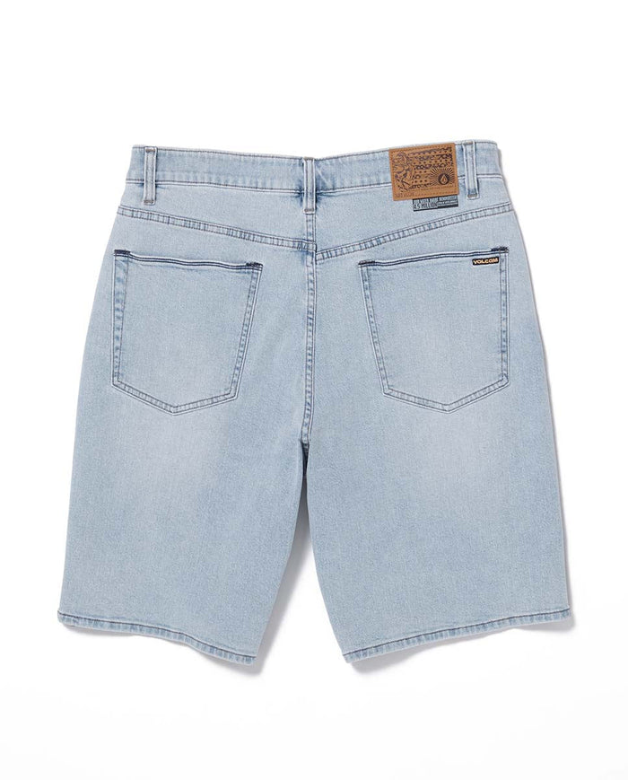 Men's Billow Denim Shorts-Desert Dirt Indigo-Volcom