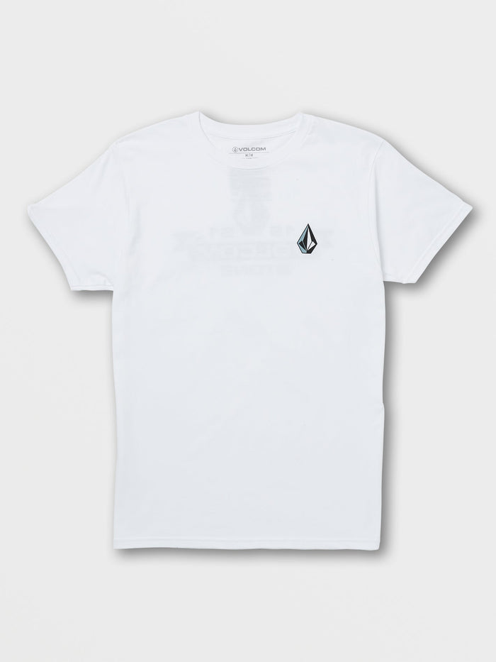 Men's Blaquedout Short Sleeve Tee-White-Volcom