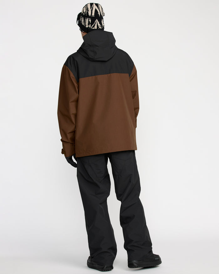 Volcom Men's Buckthreeeighty Jacket Brown