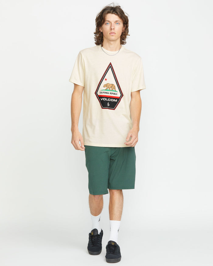 Men's Californeye Tee-Off White Heather-Volcom