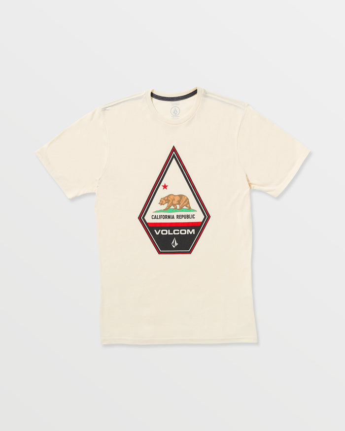 Men's Californeye Tee-Off White Heather-Volcom