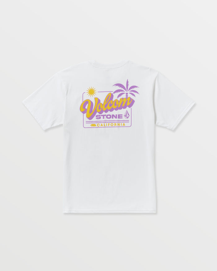 Men's California Dreaming Short Sleeve Tee-White-Volcom