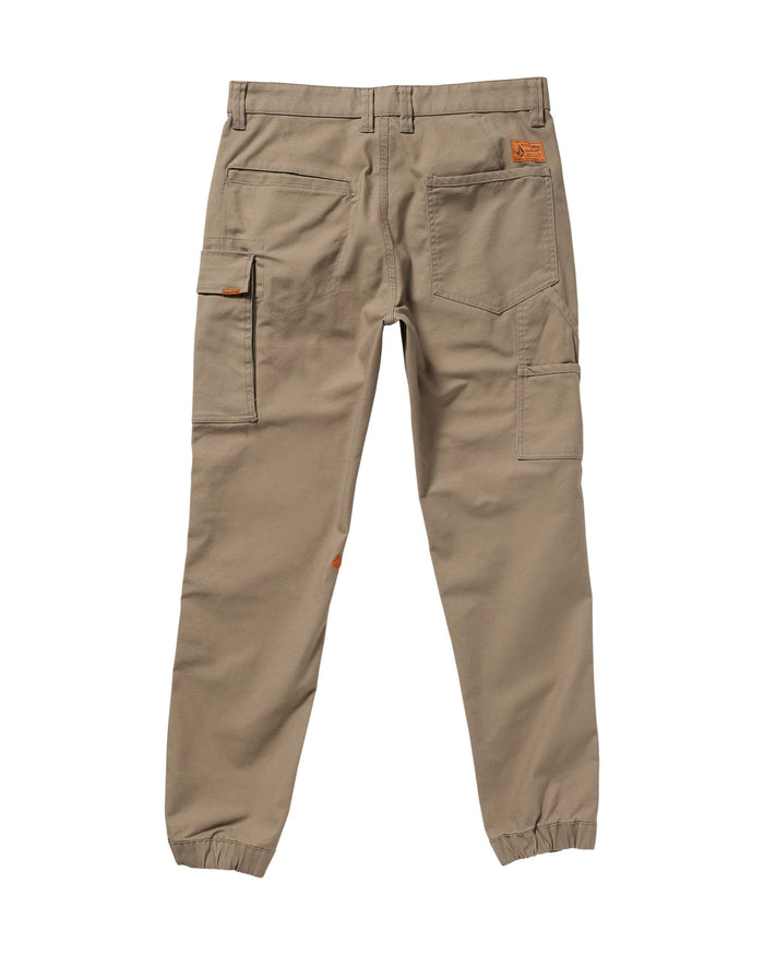 Men's Caliper II Cuff Work Pants-Brindle-Volcom