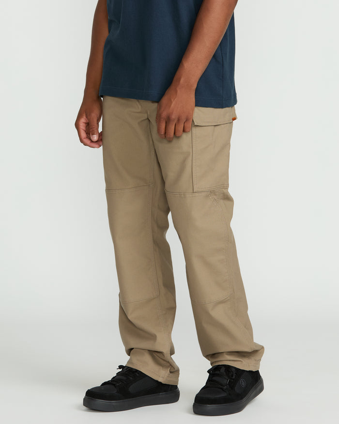 Men's Caliper II Relaxed Work Pant-Brindle-Volcom