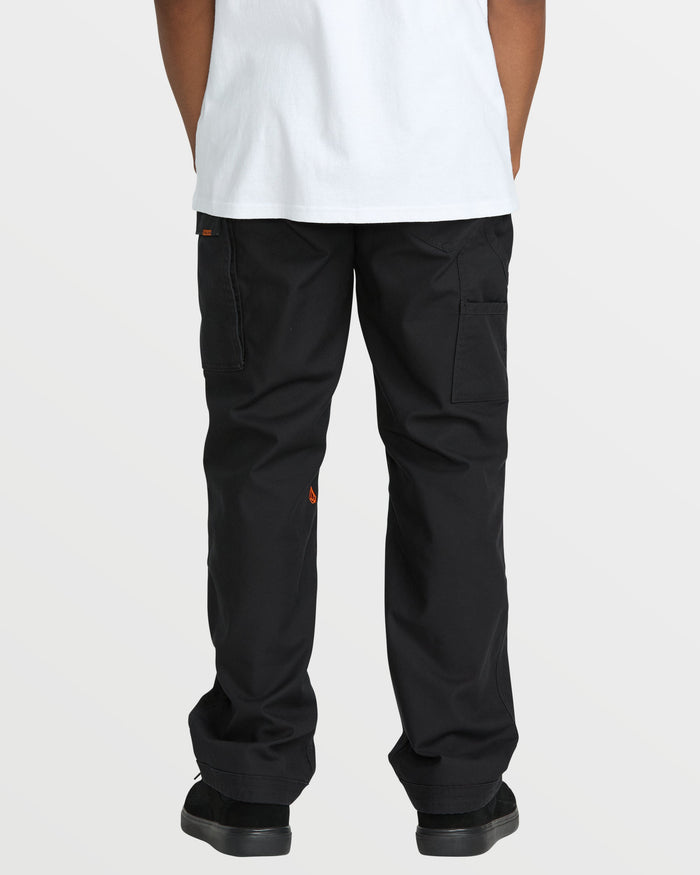 Men's Caliper II Relaxed Work Pants-Black-Volcom