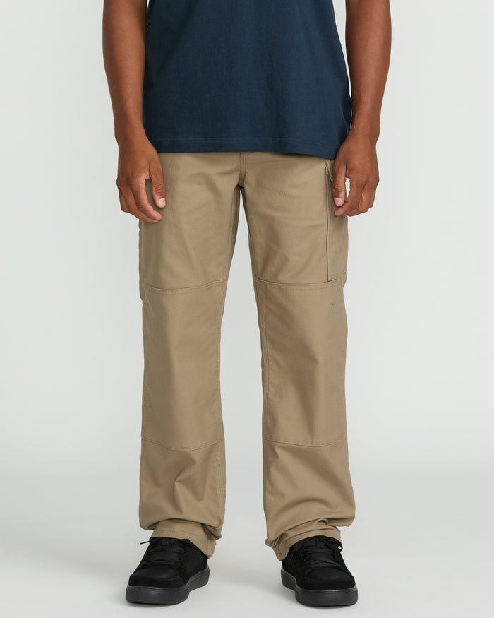 Men's Caliper II Relaxed Work Pant-Brindle-Volcom