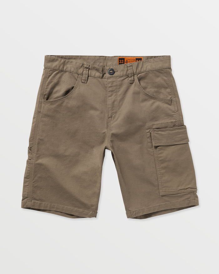 Men's Caliper II Relaxed Work Short-Brindle-Volcom