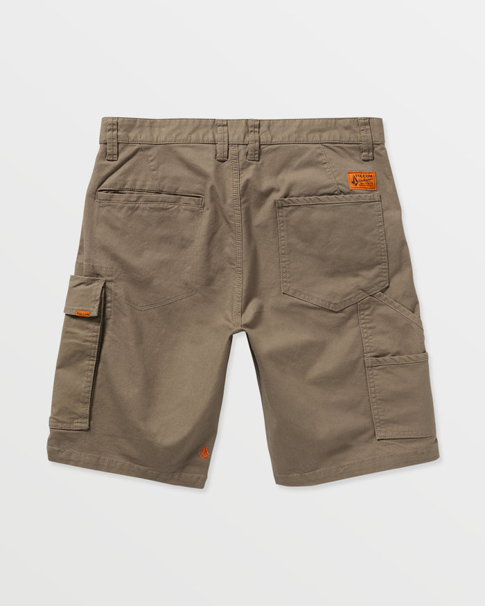 Men's Caliper II Relaxed Work Short-Brindle-Volcom
