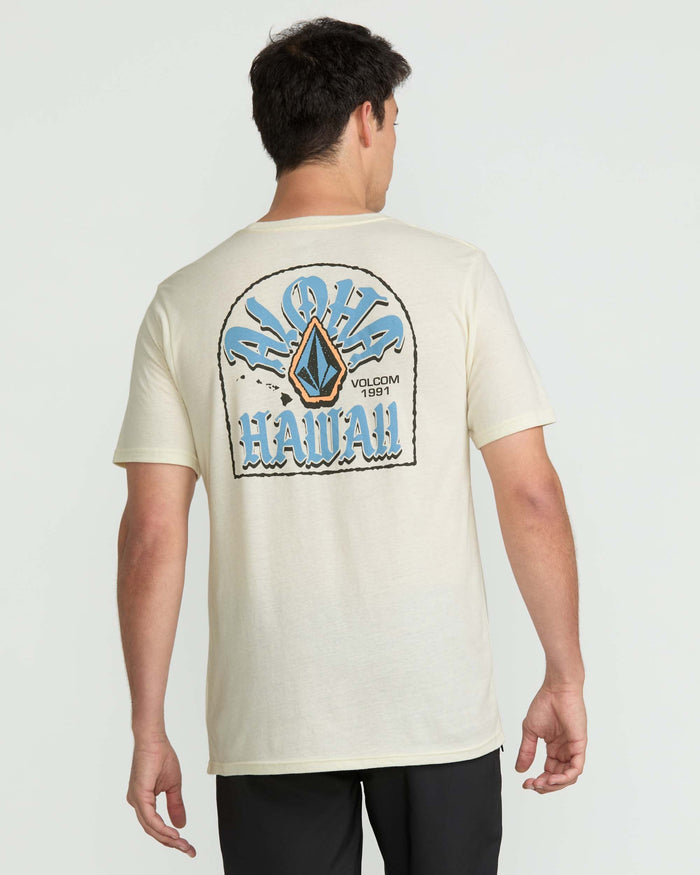 Men's Chandler Short Sleeve Tee-Off White Heather-Volcom