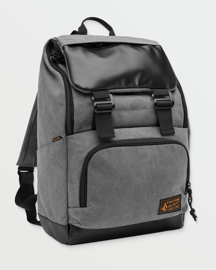 Charter Ruck Backpack-Grey-Volcom