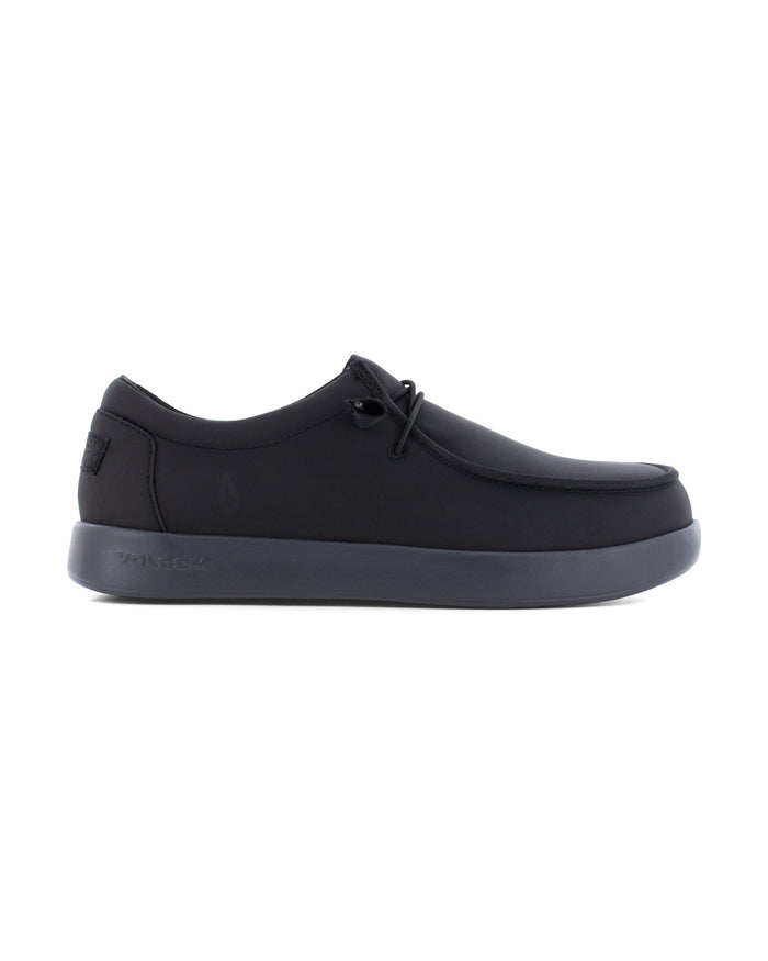 Men's Chill Safety Toe Water and Slip Resistant Static Dissipative Work Sneakers-Black-Volcom