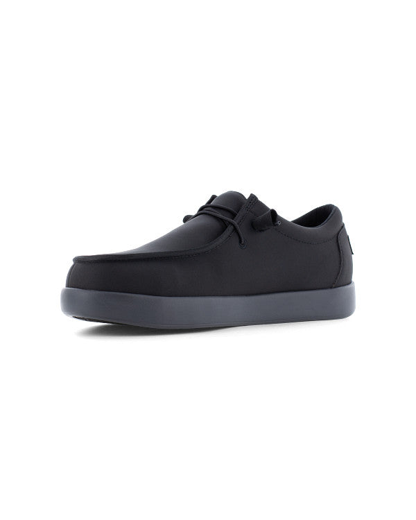 Men's Chill Safety Toe Water and Slip Resistant Static Dissipative Work Sneakers-Black-Volcom