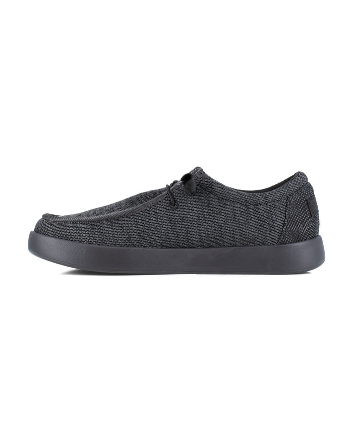 Men's Chill Soft Toe Water and Slip Resistant Work Sneakers-Black-Volcom