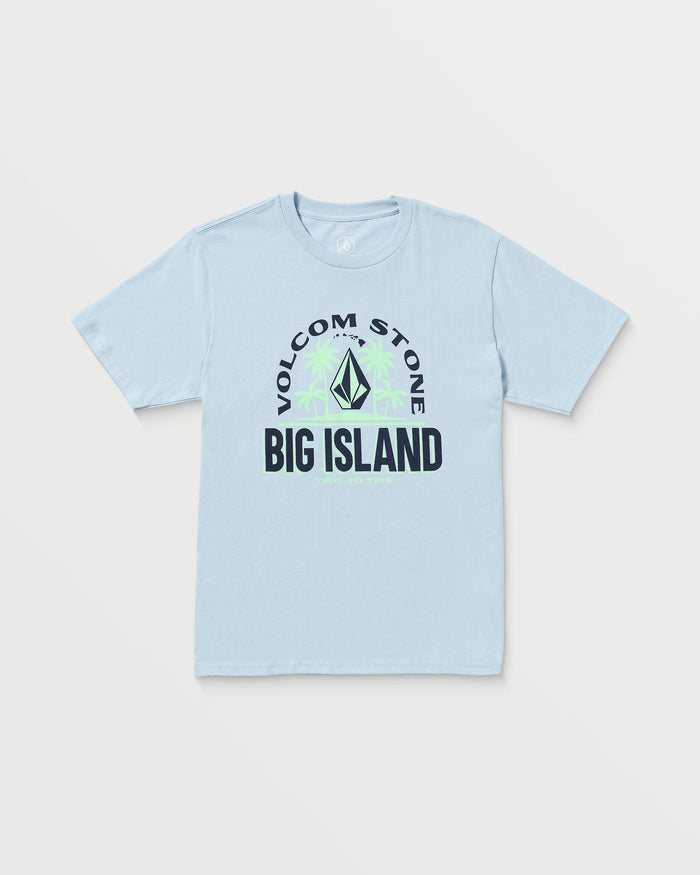 Men's Claimed Big Island Short Sleeve Tee-Carolina Blue-Volcom