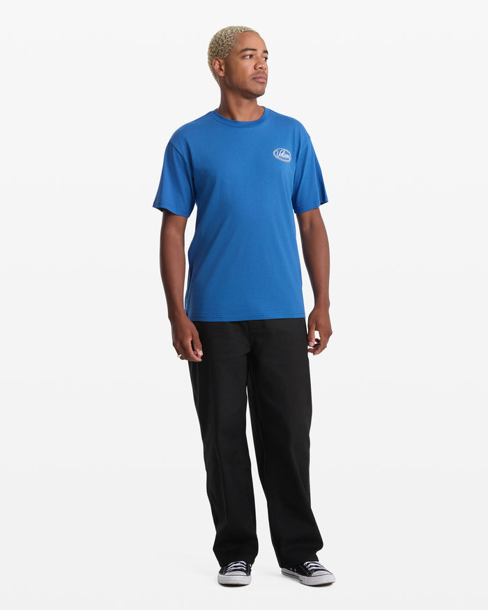 Volcom Men's Clean Sweep Short Sleeve Tee Elecblue