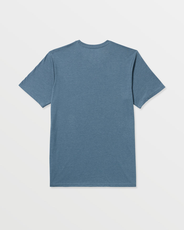 Men's Cue 91 Short Sleeve Tee-Blue Wash-Volcom