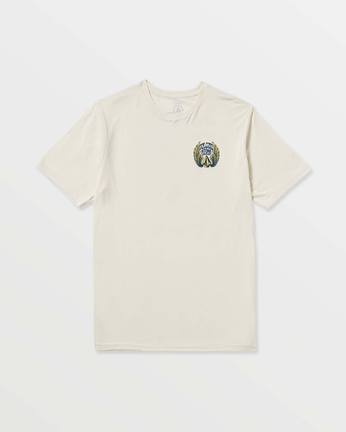 Men's Dactyl Short Sleeve Tee-Off White Heather-Volcom