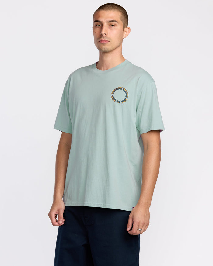 Men's Daylighter Short Sleeve Tee-Chambray-Volcom
