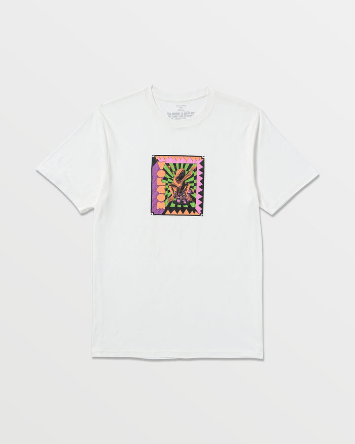 Men's Doom Frog Short Sleeve Tee-Off White-Volcom
