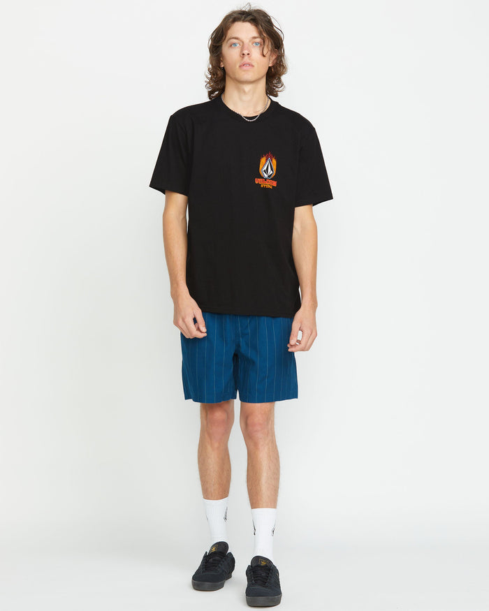 Men's Draggin Stone Short Sleeve Tee-Black-Volcom