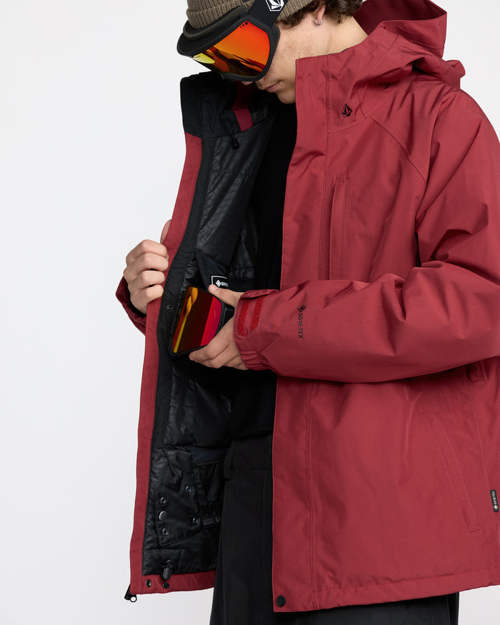 Men's Dua Gore-Tex Jacket-Burnt Red-Volcom