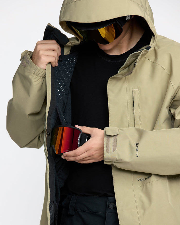 Men's Dua Insulated Gore-Tex Jacket-Moss Green-Volcom