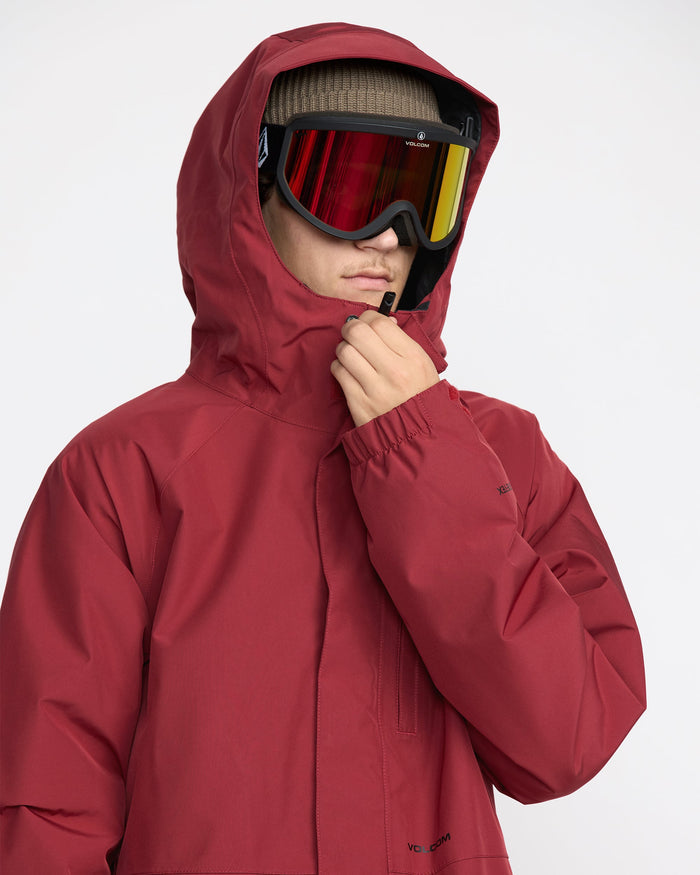Men's Dua Gore-Tex Insulated Jacket-Burnt Red-Volcom