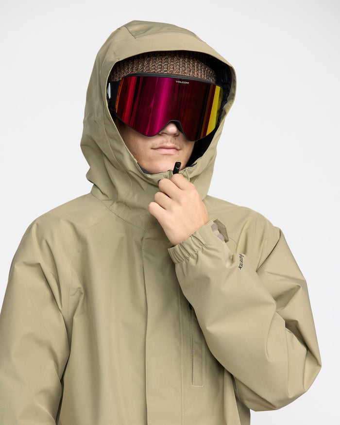 Men's Dua Insulated Gore-Tex Jacket-Moss Green-Volcom