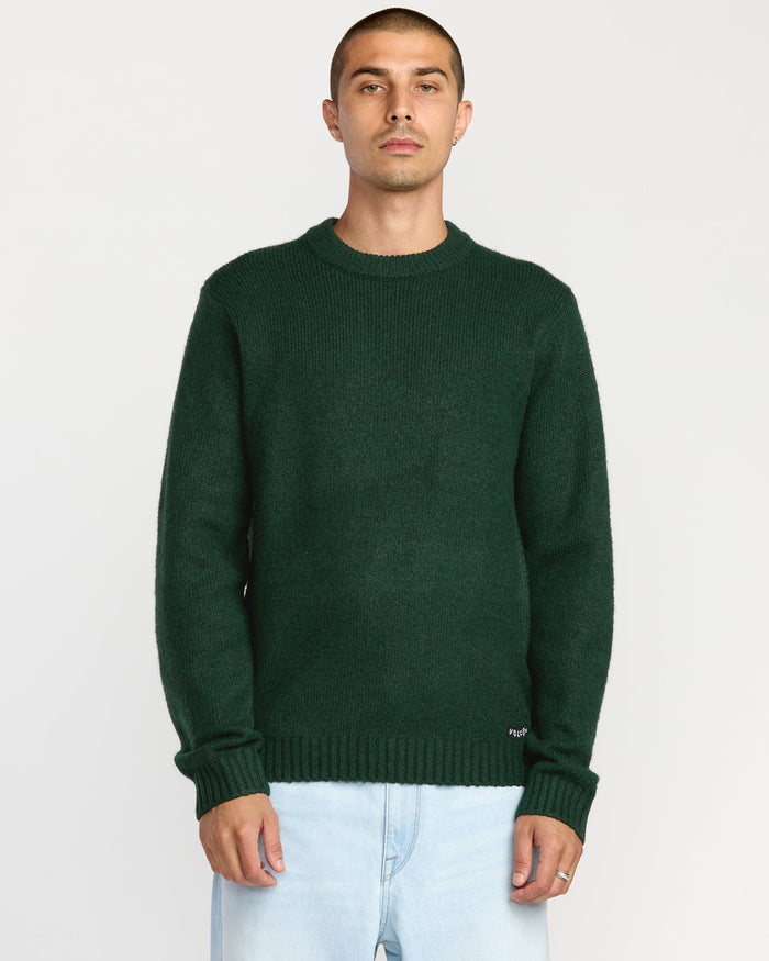 Men's Edmonder II Sweater-Scarab-Volcom