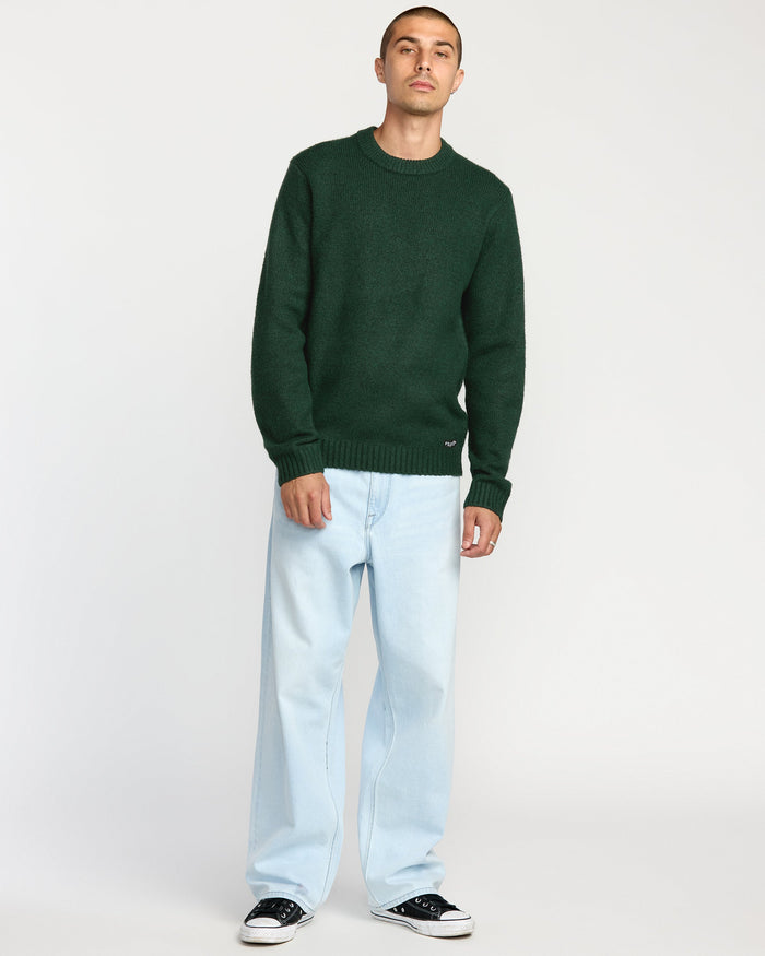 Men's Edmonder II Sweater-Scarab-Volcom