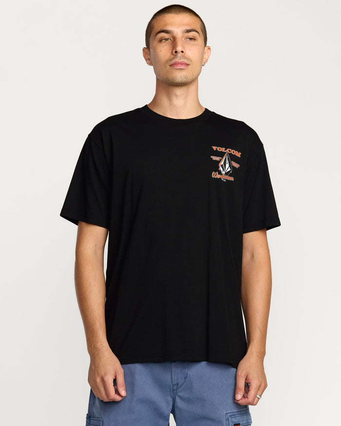 Men's Enamel Short Sleeve Tee-Black-Volcom
