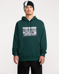 Men's Essential Hoodie-Black Green-Volcom