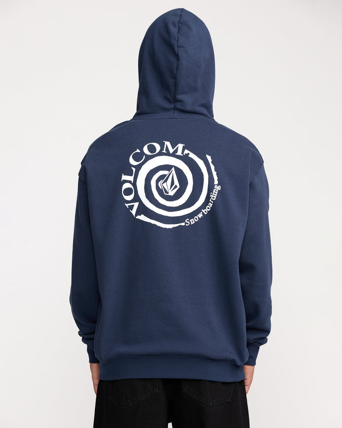 Men's Essential Hoodie-Deep Blue-Volcom