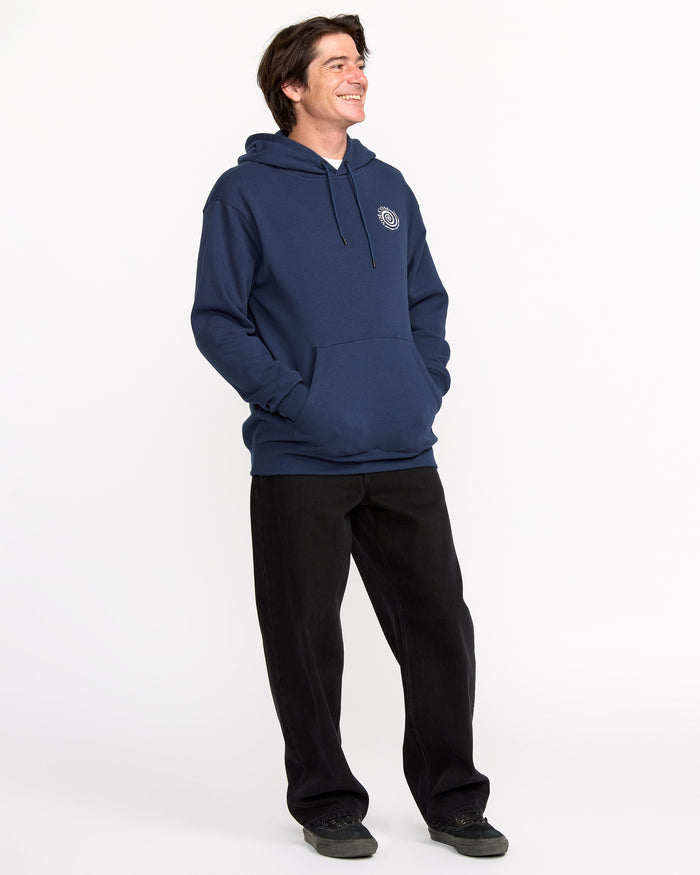 Men's Essential Hoodie-Deep Blue-Volcom