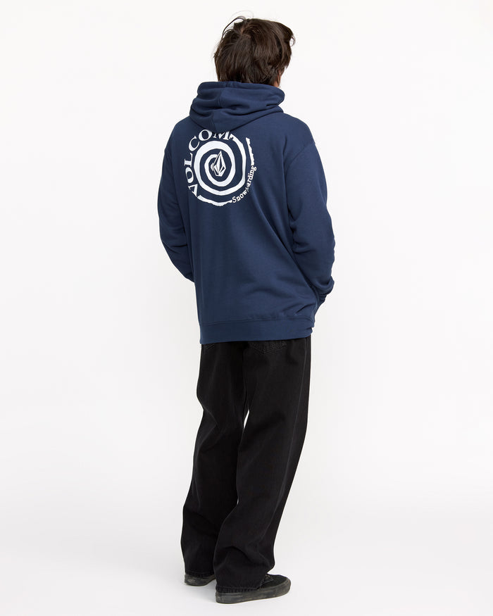 Men's Essential Hoodie-Deep Blue-Volcom