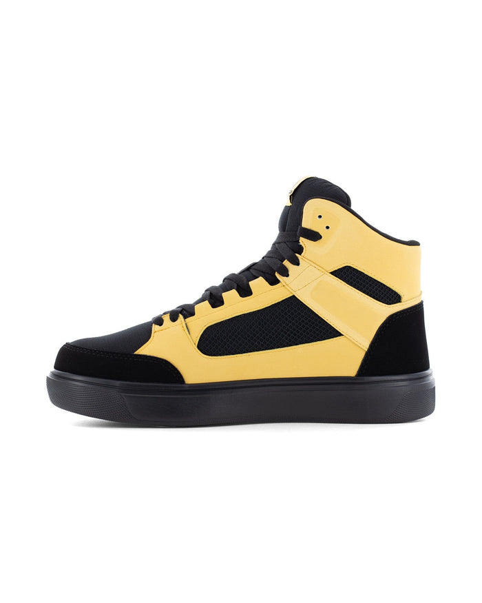Men's Evolve Safety Toe High Top Work Sneakers-Wheat and Black-Volcom