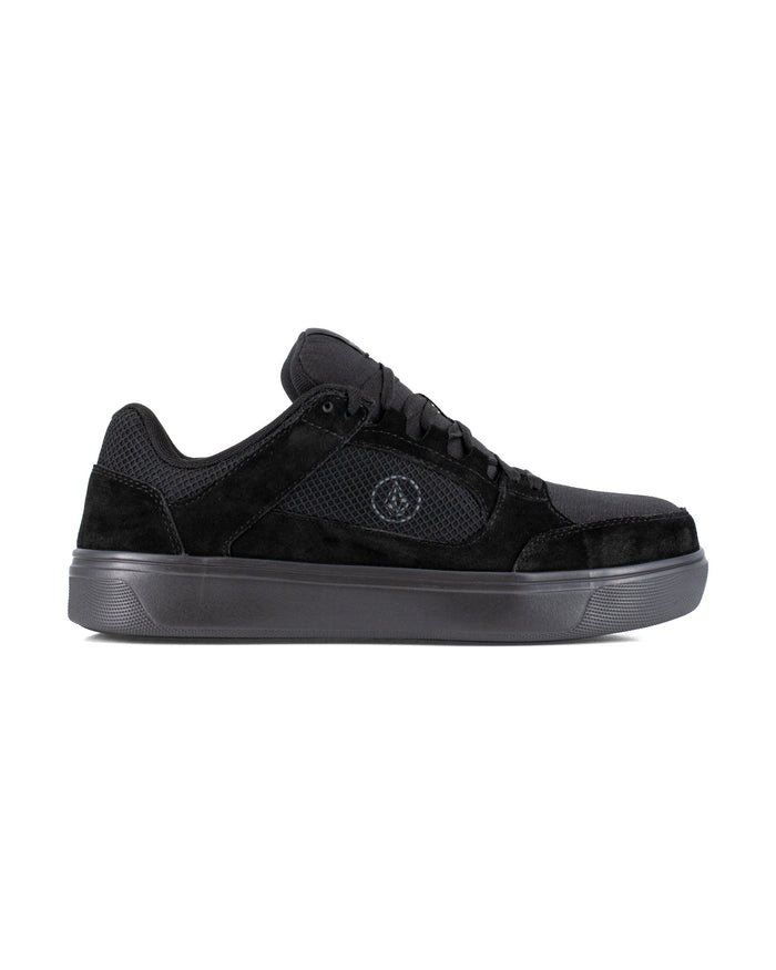 Men's Evolve Safety Toe Work Sneakers-Triple Black-Volcom
