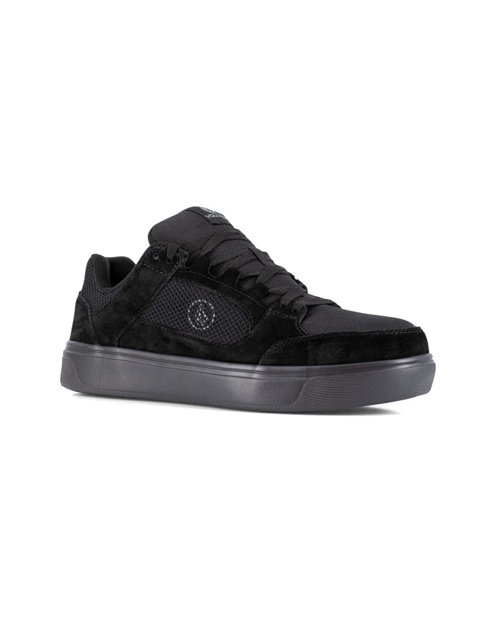 Men's Evolve Safety Toe Work Sneakers-Triple Black-Volcom