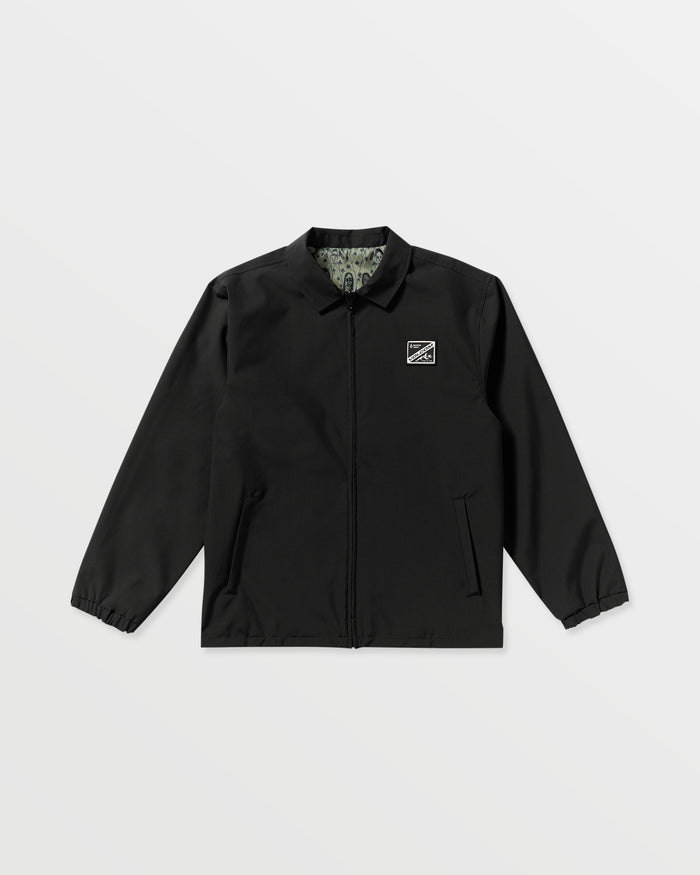 Men's Fakie Reversible Jacket-Black-Volcom