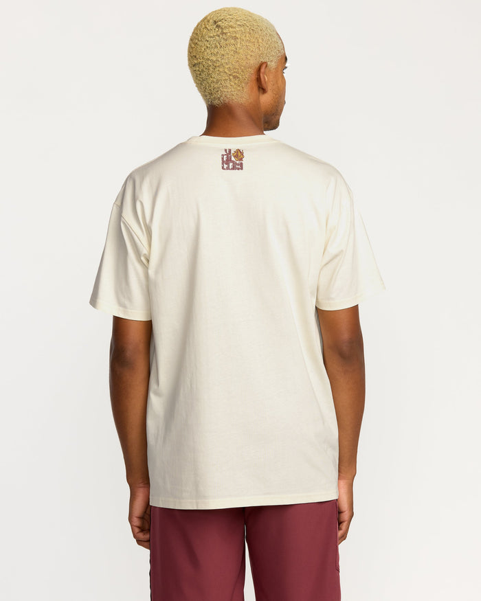 Men's Featured Artist Callum Rooney Short Sleeve Tee-Off White-Volcom
