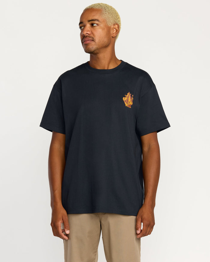 Men's Featured Artist Callum Rooney Short Sleeve Tee-Antique Black-Volcom
