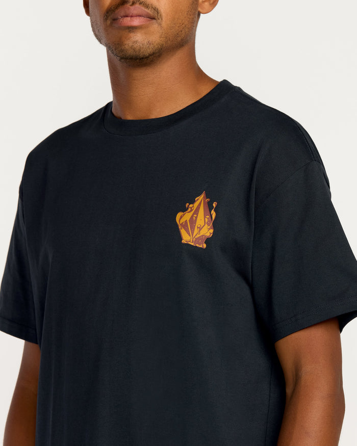Men's Featured Artist Callum Rooney Short Sleeve Tee-Antique Black-Volcom