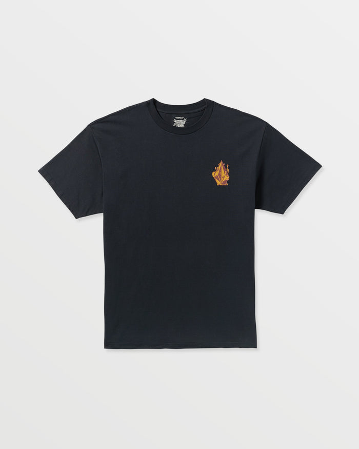 Men's Featured Artist Callum Rooney Short Sleeve Tee-Antique Black-Volcom